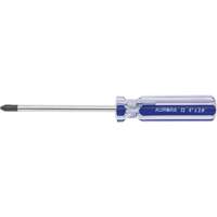 Tournevis Philips bleu transparent avec bandes, #2, Prise Plastique M & M Nord Ouest Inc