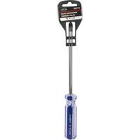 Tournevis Philips bleu transparent avec bandes, #3, Prise Plastique M & M Nord Ouest Inc