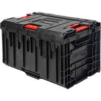 Arx&reg; Single Drawer Toolbox, 11-1/5" W x 18-3/10" D x 9-1/10" H, Black/Red M & M Nord Ouest Inc