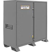 Jobsite Storage Cabinet, Steel, 47.5 Cubic Feet, Grey M & M Nord Ouest Inc