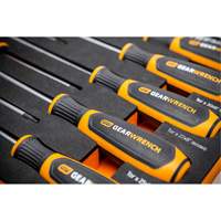 Torx&reg; Dual Material Screwdriver Set in Foam Storage Tray, 10 Pcs. M & M Nord Ouest Inc