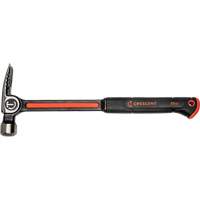 Steel Milled-Face Framing Hammer, 22 oz., Solid Steel Handle, 16" L M & M Nord Ouest Inc