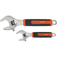 Quick-Fit-Jaw Adjustable Wrench Set, Adjustable, 2 Pieces, Imperial and Metric M & M Nord Ouest Inc