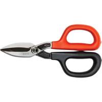Cisaille de ferblantier droite, Longueur de coupe de 1-31/50", Coupe Droit M & M Nord Ouest Inc