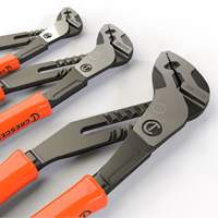 Z2 K9 Straight Jaw Dipped Handle Tongue & Groove Plier Set, 3 Pieces M & M Nord Ouest Inc