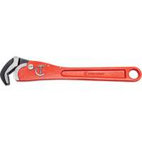 Self-Adjusting Pipe Wrench, 1-1/2" Jaw Capacity, 12" Long, Powder Coated Finish, Non-Ergonomic Handle M & M Nord Ouest Inc
