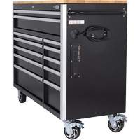 HDRC5212 HD Series Roller Cabinet, 12 Drawers, 51-1/4" W x 21" D x 40-3/10" H, Black M & M Nord Ouest Inc