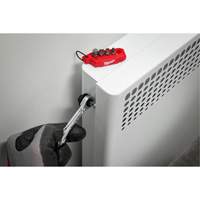 Mini rochet &agrave; embouts multiples 7 en 1, Prise de 5/16"/1/4", Poign&eacute;e Ordinaire M & M Nord Ouest Inc