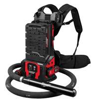 MX FUEL Backpack High Cycle Concrete Vibrator Kit with 7' Whip / 1.75" Head M & M Nord Ouest Inc