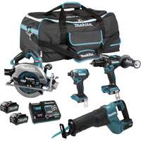 Ensemble 4 outils &agrave; moteur sans balai XGT, Lithium-ion, 40 V M & M Nord Ouest Inc