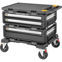 Poste de travail modulaire 4-en-1 TOUGHSYSTEM 2.0 DXL, 34" x 25-4/5" x 30", Noir/Jaune M & M Nord Ouest Inc