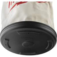 Utility Bucket Bag, 11-81/100" L x 11-81/100" W x 14-57/100" H, Polyester, White M & M Nord Ouest Inc