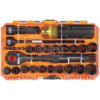 KNECT Essential Pass Through Impact Socket Set, 28 Pcs, Impact, 3/8" Drive Size M & M Nord Ouest Inc