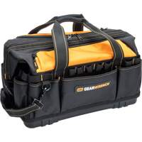 Professional 20" Tool Bag, Nylon, 33 Pockets, Black/Orange M & M Nord Ouest Inc