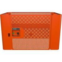 RAILWORKS Mesh Security Panel Single Door Lockable Storage M & M Nord Ouest Inc