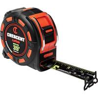 Ruban &agrave; mesurer Shockforce NITE EYE, 1-1/4" x 35', Marques de goujon SAE M & M Nord Ouest Inc