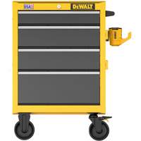 Heavy-Duty Rolling Tool Chest, 4 Drawers, 26" W x Yellow M & M Nord Ouest Inc