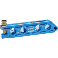 Niveau torpille moul&eacute; sous pression TRUE BLUE, 6" lo, Aluminium, 4 fioles M & M Nord Ouest Inc