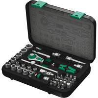8100 SA 2 Zyklop Speed Ratchet Set, 42 Pcs, 3/8" Drive Size M & M Nord Ouest Inc
