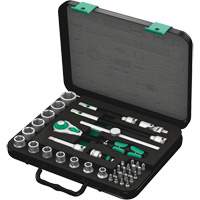 8100 SB 4 Zyklop Speed Ratchet Set, 38 Pcs, 3/8" Drive Size M & M Nord Ouest Inc