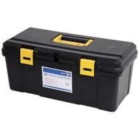 JPTB-22 Plastic Hand Tool Box, 22" W x 10-1/4" D x 9-1/2" H, Black M & M Nord Ouest Inc