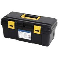 JPTB-19 Plastic Hand Tool Box, 19" W x 9" D x 8" H, Black M & M Nord Ouest Inc