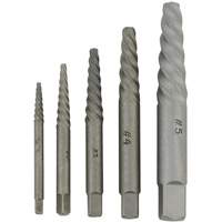 JSSE-5S Spiral-Type Screw Extractor Set, Alloy Steel M & M Nord Ouest Inc