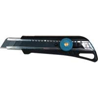 18mm Professional Knife with Ratchet, Stainless Steel, Heavy-Duty, Plastic Handle M & M Nord Ouest Inc