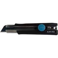 25mm Retractable Knife, Stainless Steel, Heavy-Duty, Rubber Handle M & M Nord Ouest Inc