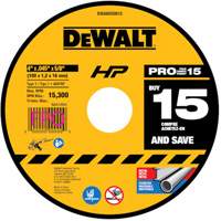 Meule &agrave; tronçonner polyvalente, 4" x 0,45", Arbre de 5/8", Type 1, Oxyde d'aluminium M & M Nord Ouest Inc