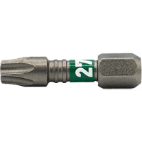 Embout Impactech, Torx inviolable, T-27, Prise 1/4" M & M Nord Ouest Inc
