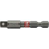 Adaptateur de douille &agrave; chocs Impactech, 1/4" Prise, Dimension m&acirc;le 1/4", 2" lo M & M Nord Ouest Inc