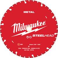 STEELHEAD Cutting Diamond Blade, 9", Metal Use M & M Nord Ouest Inc