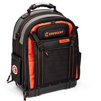 Tradesman Backpack, 18" L x 10" W, Black/Grey/Orange, Polyester M & M Nord Ouest Inc