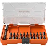 Slim ProFlex Impact Bit Set, 12 Pcs., Magnetic M & M Nord Ouest Inc