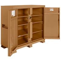 Model 139 Jobsite Cabinet with Padlock, Steel, 59.4 Cubic Feet, Tan M & M Nord Ouest Inc