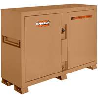 Model 129 Bin Storage Cabinet with Padlock, Steel, 48 Cubic Feet, Tan M & M Nord Ouest Inc