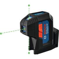 Laser dalignement autonivelant &agrave; faisceau vert &agrave; trois points M & M Nord Ouest Inc