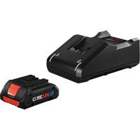Trousse de d&eacute;part avec batterie et chargeur Advanced Power CORE18V 4 Ah, 18 V, Lithium-ion M & M Nord Ouest Inc