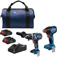 2-Tool Combo Kit, Lithium-Ion, 18 V M & M Nord Ouest Inc
