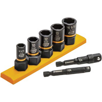 Metric Bolt Biter Extraction Socket Set, 7 Pcs, Impact, 1/4"/3/8" Drive Size M & M Nord Ouest Inc