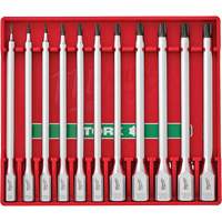 Jeu de douilles &agrave; embouts longues, Torx, Prise 1/4"/3/8", 11 mr M & M Nord Ouest Inc