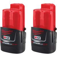 M12 REDLITHIUM CP2.0 Compact Batteries, Lithium-Ion, 12 V, 2 Ah M & M Nord Ouest Inc