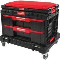 Socle roulant Arx avec jeu de roulettes pivotantes 3 mcx, 23-1/10" x 15" x 13-2/5', Noir M & M Nord Ouest Inc