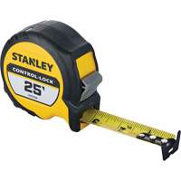 CONTROL-LOCK Tape Measure, 25 mm x 25', Imperial Graduations M & M Nord Ouest Inc