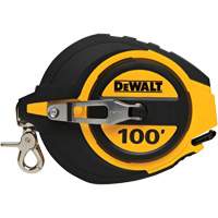 Closed Case Long Tape Measure, 100', Imperial Graduations M & M Nord Ouest Inc