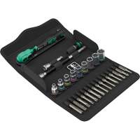 Jeu de cl&eacute; &agrave; cliquet SA 15 Zyklop Comfort avec levier dinversion, 28 Mcx, Prise de 1/4" M & M Nord Ouest Inc