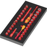 Foam Insert 8007 A VDE Zyklop VDE Ratchet Set 1, 1000 V, 30 Pcs M & M Nord Ouest Inc