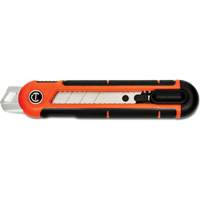 Couteau r&eacute;tractable &agrave; lame cassable de 25 mm, Acier, Prise en Plastique M & M Nord Ouest Inc