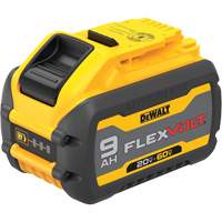 FLEXVOLT&reg; Battery, Lithium-Ion, 20 V/60 V, 9 Ah M & M Nord Ouest Inc